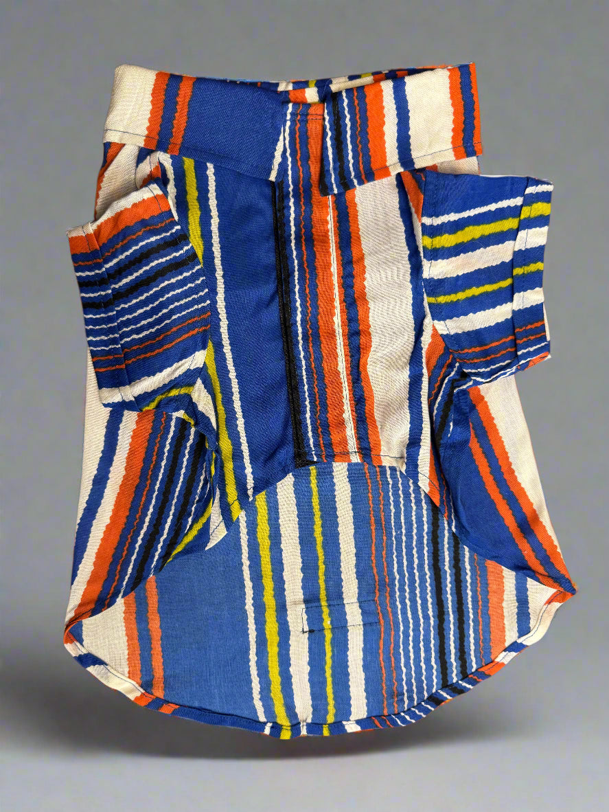 Cool Breeze Striped Cotton Shirt