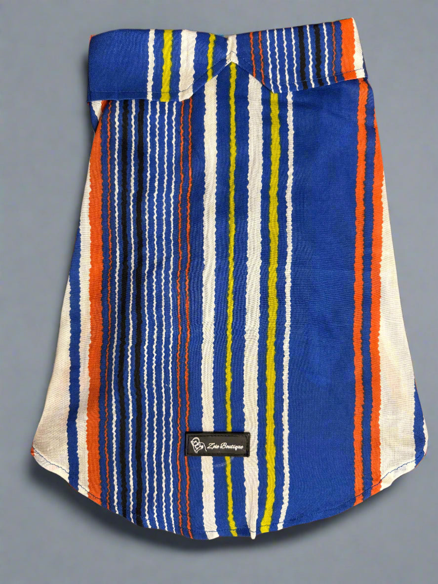 Cool Breeze Striped Cotton Shirt