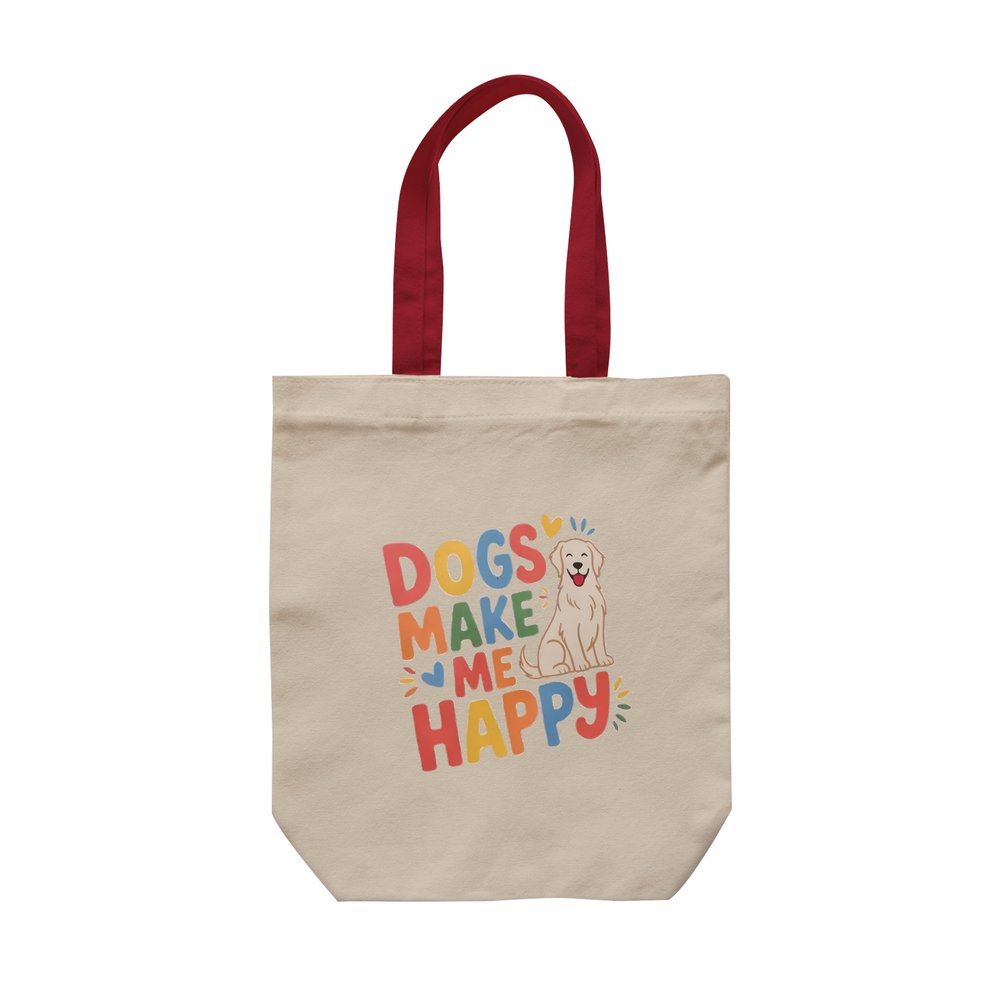 Tote Bag - Dogs make me happy