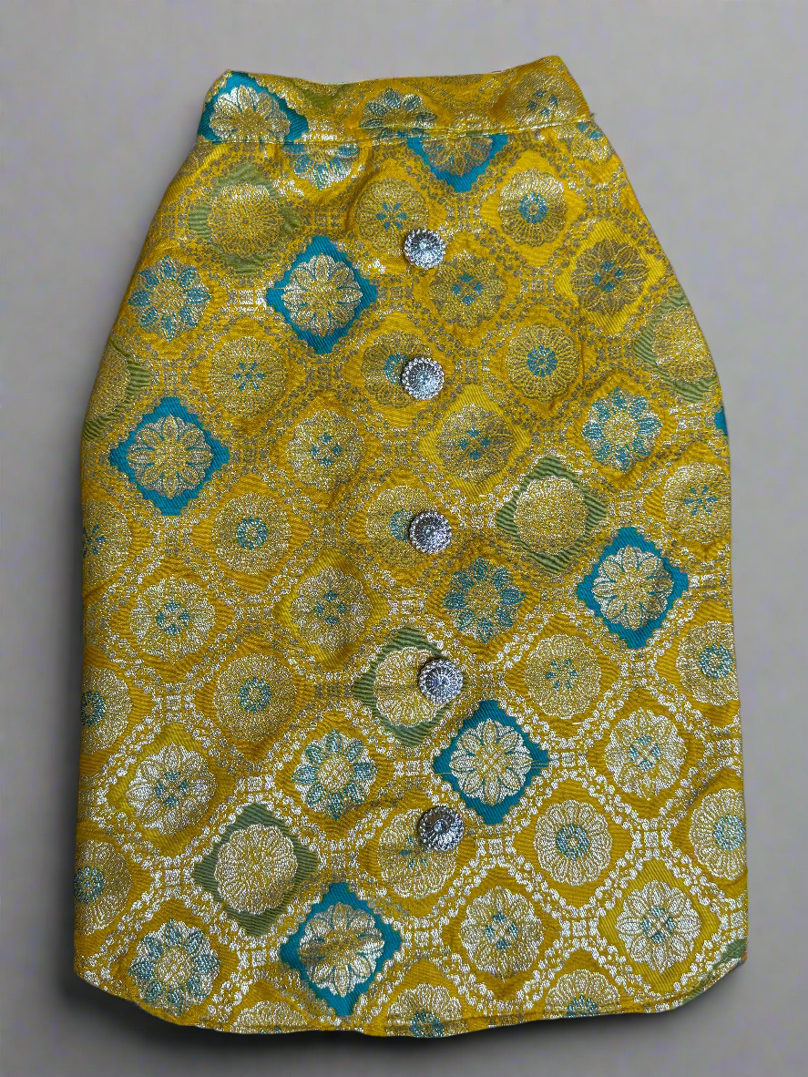 Sunshine Yellow Jama Sherwani